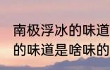 南极浮冰的味道是什么味的 南极浮冰的味道是啥味的