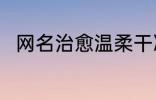 网名治愈温柔干净 比较治愈的网名